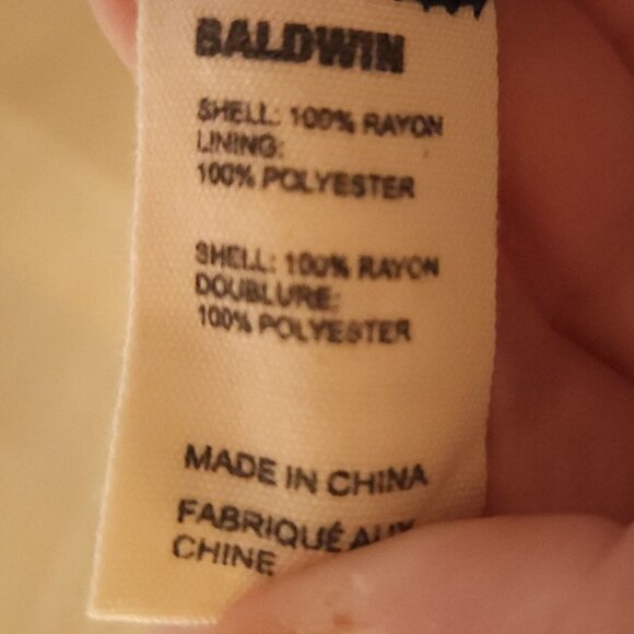 Baldwin Womens Flowy Navy Blue Tapered pants Small - Picture 8 of 9